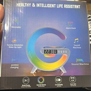 Smart Light Sound Machine & Wireless Phone Charger (NIB)